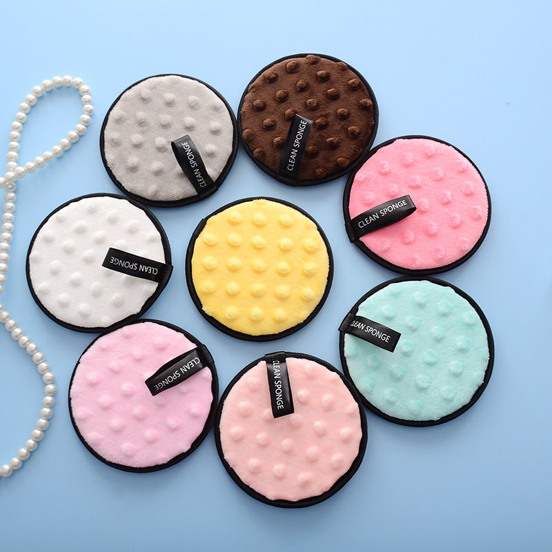 Reusable Round Microfiber Makeup Remover Pads