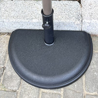 10kg Half-Round Concrete Umbrella Base for Outdoor Patio Market Umbrella