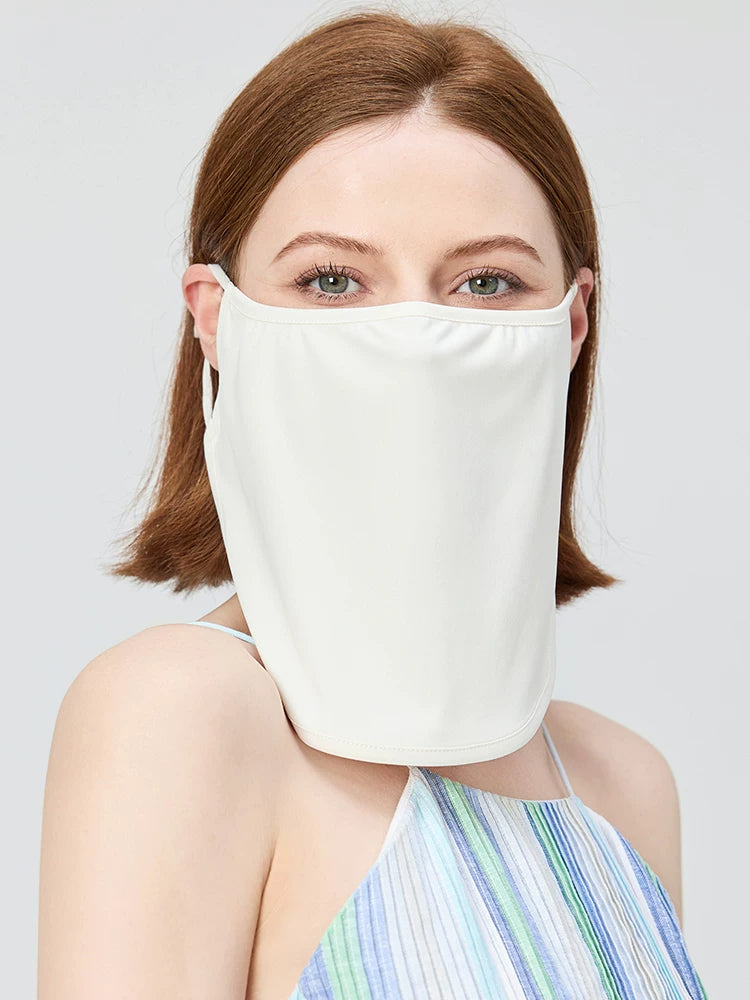 UVBANANA Women's Breathable Full-Face UV Protection Sun Mask for Cycling & Outdoor Activities
