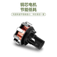Mini Portable Clip-on Desk Fan with Strong Airflow for Office, Dorm, and Home