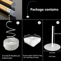 Adjustable Aluminum Plastic Pipe Arch Kit for Balloons and Decorations