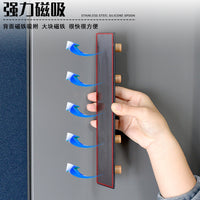 Magnetic Entryway Organizer with Coat Hooks and Key Holder for Metal Doors