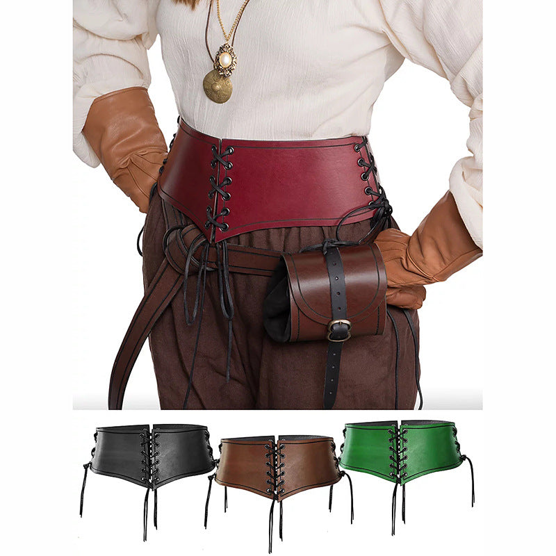 Medieval Viking Knight Belt Waist Cincher for Cosplay & Performance