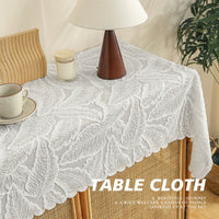 American Style Lace Dustproof Table Runner for Dining Table TV Cabinet Coffee Table