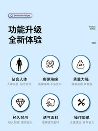 Patient Turning Aid Pillow for Bedridden, Wedge-Shaped Body Positioner