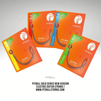 PITBULL Electric Guitar Strings Nickel Alloy Coated Handmade Durable Smooth Anti-Rust