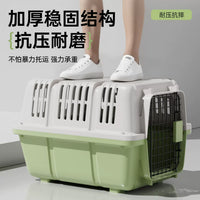 Portable Pet Carrier for Cats and Small Dogs, Airline Approved Travel Crate with Ventilation