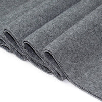 Solid Color Wool Scarf for Men and Women, Warm Winter Shawl