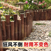 Bamboo Garden Fence Panel Outdoor Decorative Border Edging