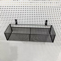 Pegboard Basket Storage Bins and Hooks for Supermarket Shelves and Wall Organizers
