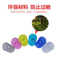 Guitar Silicone Fingertip Protectors for Left Hand, Wear-Resistant Anti-Slip Finger Guards for Playing Instruments