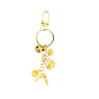 Lucky Cat Bell Keychain for Prosperity and Love, Bag Charm for Couples