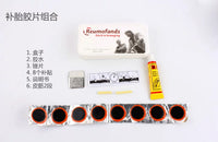 Bicycle Repair Tool Kit with Tire Repair Kit, Pump, and Wrench Set for Mountain Bikes