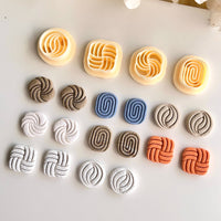 Polymer Clay Weave Texture Molds for DIY Jewelry Making and Embossing