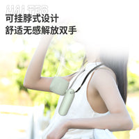 2025 Handheld Cooling Fan with Digital Display, Foldable Neck-Mounted Rechargeable Ice-Cooling Fan