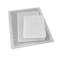 Mirror Finish A4 A5 A6 Notebook Resin Silicone Mold for DIY Epoxy Journal Covers