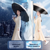 Automatic Large Sun/Rain Umbrella with UV Protection, Foldable