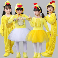 Kids' Yellow Chick Duck Performance Costume for Dance & Stage