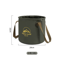 Portable Folding Water Bucket for Outdoor Camping Fishing and Hiking