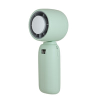 2025 Handheld Cooling Fan with Digital Display, Foldable Neck-Mounted Rechargeable Ice-Cooling Fan