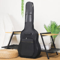 Waterproof Padded Guitar Gig Bag for Acoustic Guitars 38-41 Inch with Dual Shoulder Straps