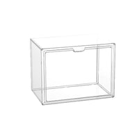 Acrylic Magnetic Book Storage Box with Clear Display for Albums and Collectibles, Floor-Standing Shelf