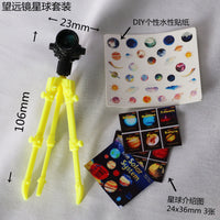 Dollhouse Miniature Telescope DIY Planet Scene Model Ornament