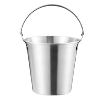 304 Stainless Steel Ice Bucket with Handle for Beer, Wine, and Snacks - KTV Bar Supply