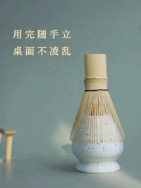 Jingdezhen Ceramic Matcha Bowl Set with Spout, Handmade Traditional Chinese Style