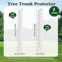 Plastic Tree Trunk Protector Spiral Tree Guard Wrap for Seedling Protection
