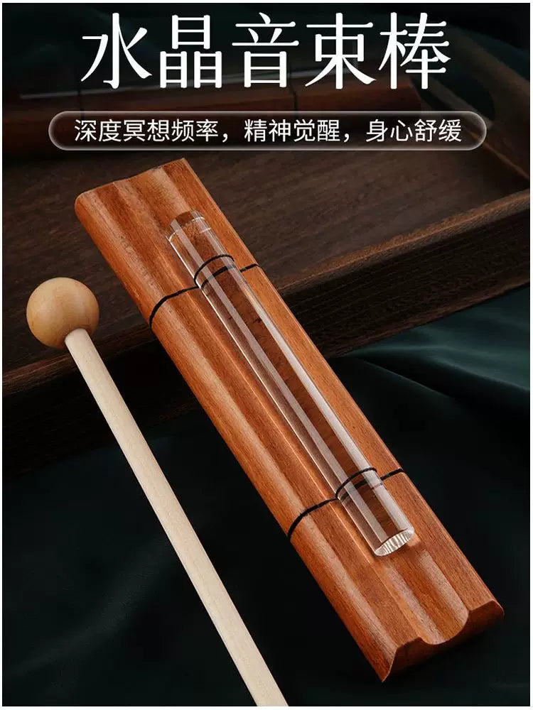 Crystal Sound Beam Bar for Yoga Meditation and Relaxation, Single Tone Healing Tool Set