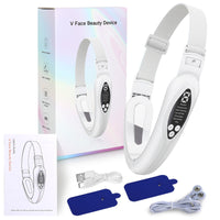 Microcurrent V-Face Massager with EMS, Heat, and Vibration for Facial Sculpting and Skin Rejuvenation