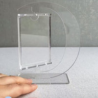 3-inch Guka Card Holder Rotating Stand Photo Frame DIY Transparent Acrylic