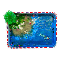 DIY Miniature Island Road Car Landscape Kit in Tin Box