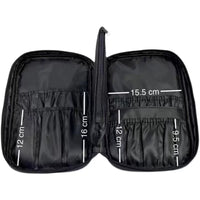 Professional Portable Makeup Brush Organizer Bag for Artists and Daily Use