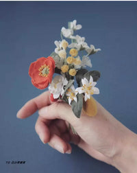 DIY Fabric Flower Bouquet & Brooch Making Tutorial