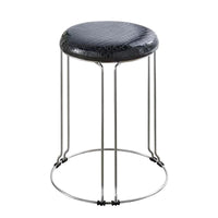 Stackable Reinforced Steel Bar Stool for Dining and Restaurant Use