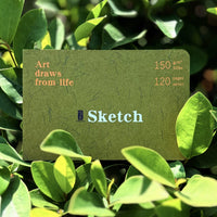 Portable Sketchbook for Acrylic Markers, Colored Pencils, and Quick Sketches - Pocket-Sized Travel Journal