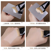 Jianzuo Ruran Z41 Mermaid Tail Flat Foundation Brush for Liquid Makeup & Masks