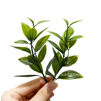 Artificial 5-Layer Willow Leaf Plant for Micro Landscape & Pot Decoration