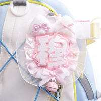 Anime Character Reflective Non-Woven Bag Charm Luggage Tag