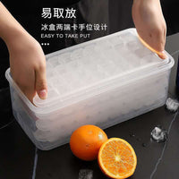Commercial Multi-Layer Ice Cube Tray Set with Lid and Scoop for Fast Freezing Clear Ice