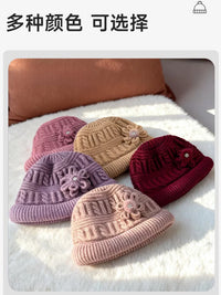 Women's Winter Warm Knitted Beanie Hat for Elderly Mothers
