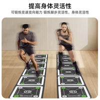Agility Ladder & Jump Grids Training Mat for Football, Boxing, and Physical Fitness Training, Rope Ladder for Kids