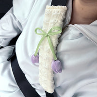 Tulip Car Seat Belt Shoulder Pad Cover for Kids & Adults, Anti-Chafe, All-Season
