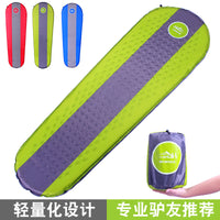 Self-Inflating Camping Sleeping Pad with Sponge, Portable, Thickened, Moisture-Proof Mat for Outdoor Tent