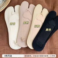 Women's Breathable Toe Separator Boat Socks with Shock-Absorbing Sponge Sole