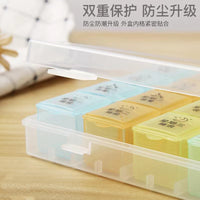 Large 7-Day 28-Compartment Pill Organizer, Moisture-Proof Portable Medicine Box