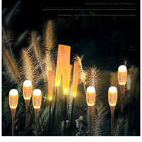 LED Outdoor Reed Light Acrylic Candle Wine Glass Frosted Stick Ground Plug Waterproof Landscape Lamp