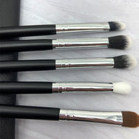 11-Piece Soft Fiber Eyeshadow Brush Set - Multifunctional Eye Makeup Tools